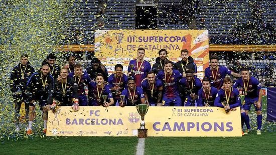 巴塞羅那隊奪得冠軍。
