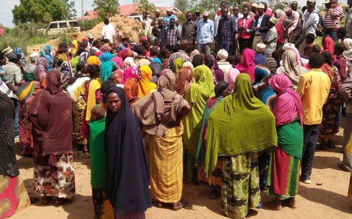 肯尼亞紅十字會難民營的埃塞俄比亞難民。 （圖源：KenyaRedCross）