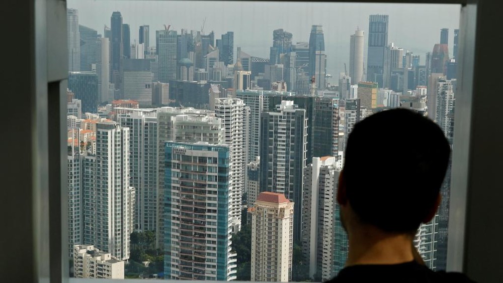 新加坡一個私人住宅公寓區。（示意圖源：路透社）