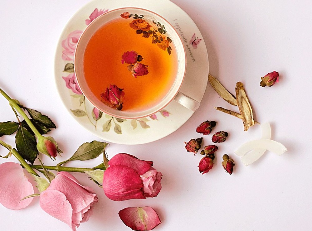 玫瑰花茶。（示意圖源：互聯網）