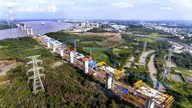 銜接南部東區與西區的邊瀝-隆城高速公路在興建中。（圖源：南陳）