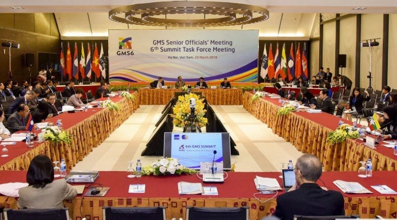 大湄公河次區合作（GMS）第六次高官會議現場一瞥。