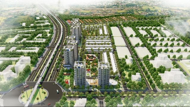 圖為昇龍Home協福項目總體效果圖。（圖源：互聯網）