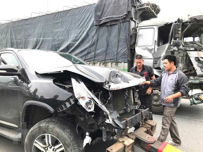 某一起交通事故現場。(圖源:公律)