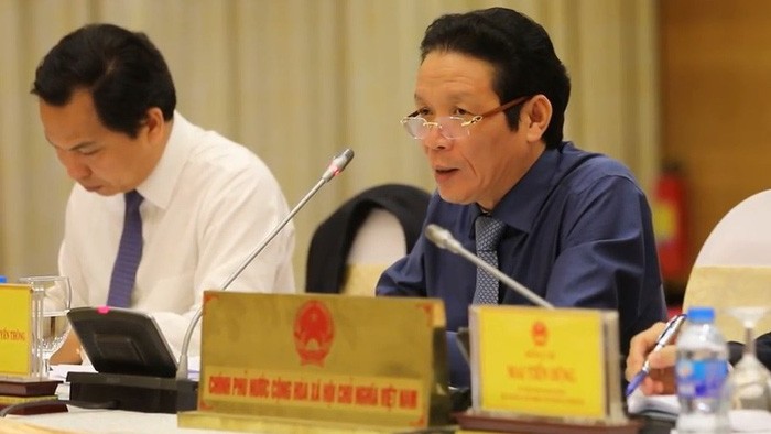 新聞與傳播部副部長黃永保在新聞發佈會上稱，AVG方面已退還MobiFone 2萬5000億元。（圖源：越勇）