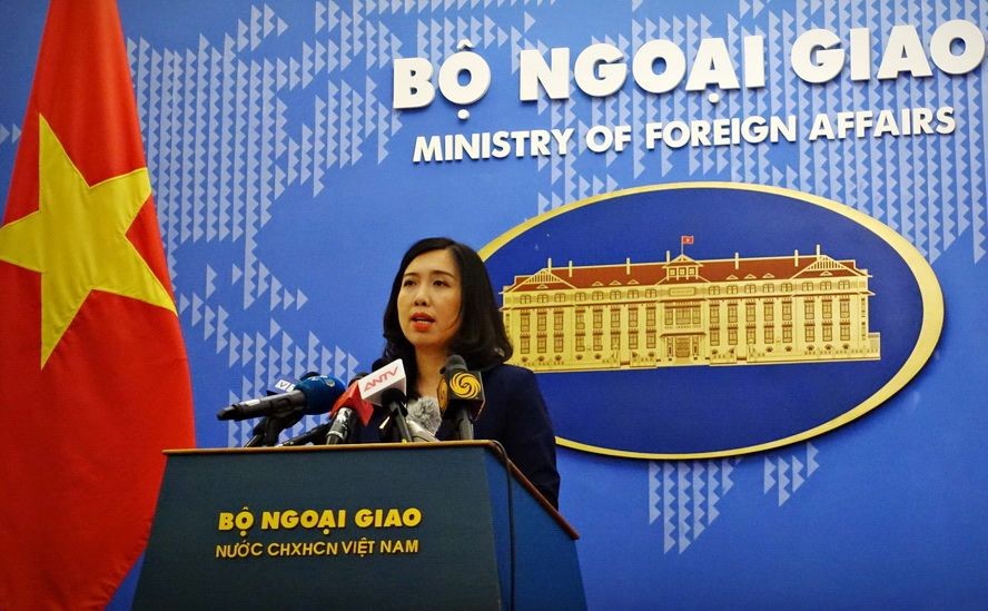 我國外交部發言人黎氏秋姮。