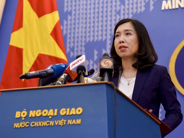 外交部發言人黎氏秋姮。