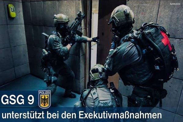 德國GSG 9特種部隊參與了打擊販運賣淫組織的行動。(圖源:互聯網)