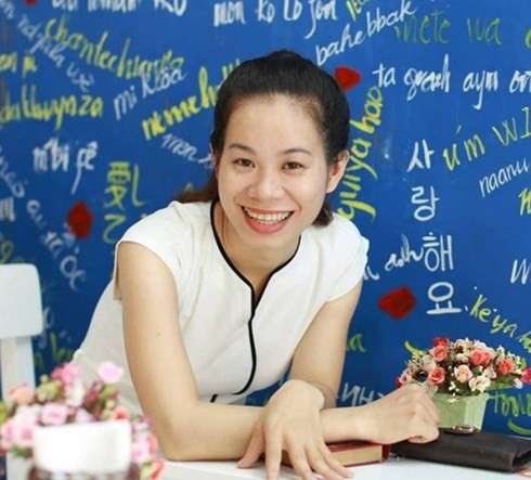 MST英語中心創辦人阮氏金線。(圖源:FBNV)