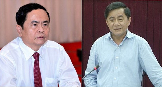 左起:陳清敏同志、陳錦秀同志。