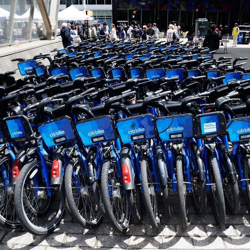 美國共用自行車。