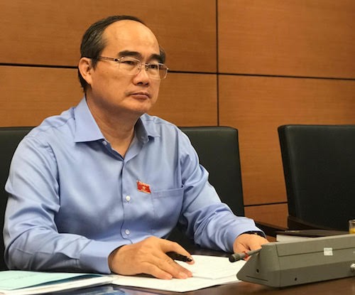 市委書記阮善仁。(圖源:H.T)