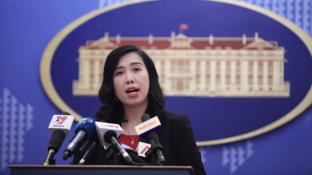 我國外交部發言人黎氏秋姮。（圖源：外交部）
