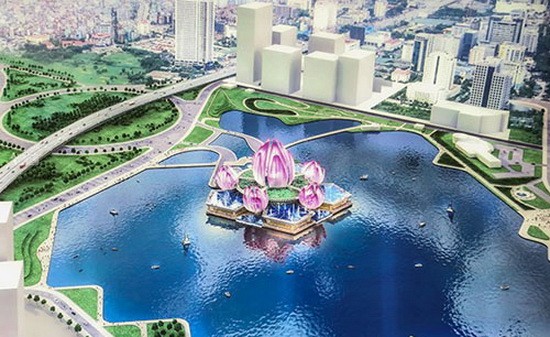 圖為河內蓮花劇院透視效果圖。（圖源：PK）