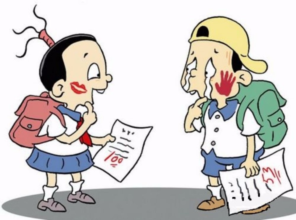 考試後 家長要淡定對待孩子成績。（示意圖源：互聯網）