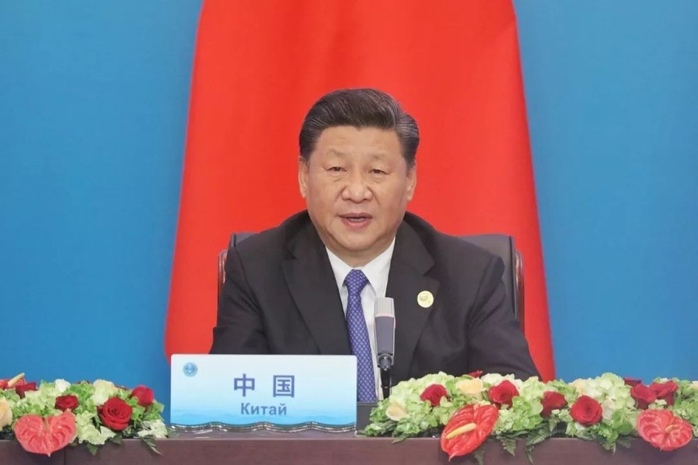 中國國家主席習近平在峰會上發表講話。(圖源:新華網)