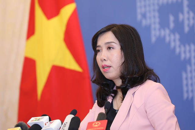我國外交部發言人黎氏秋姮。(圖源:越勇)