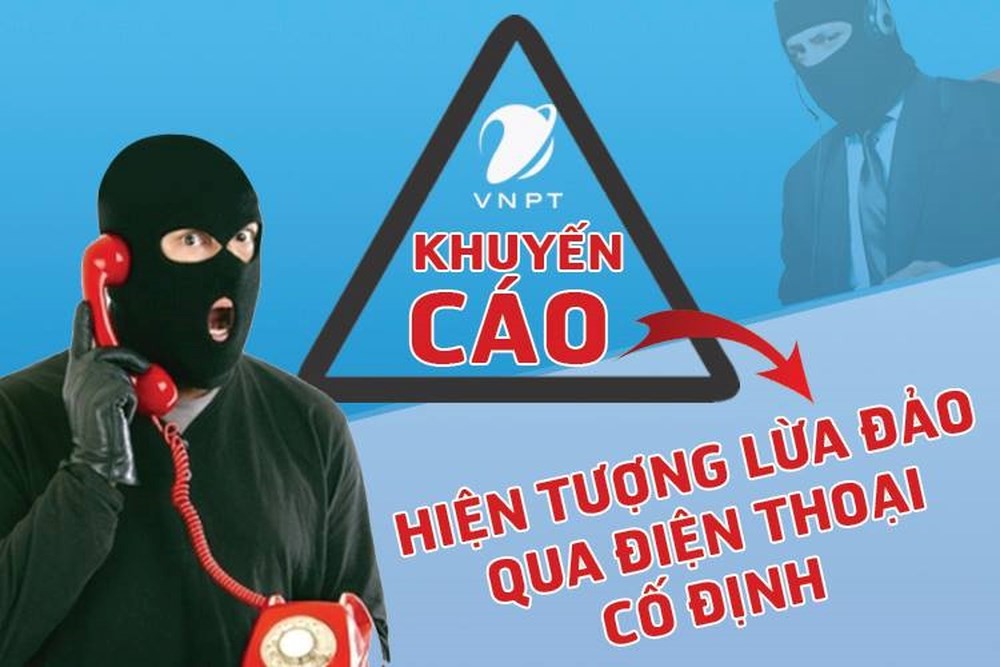 警惕被電話詐騙手段。（示意圖源：VNPT）