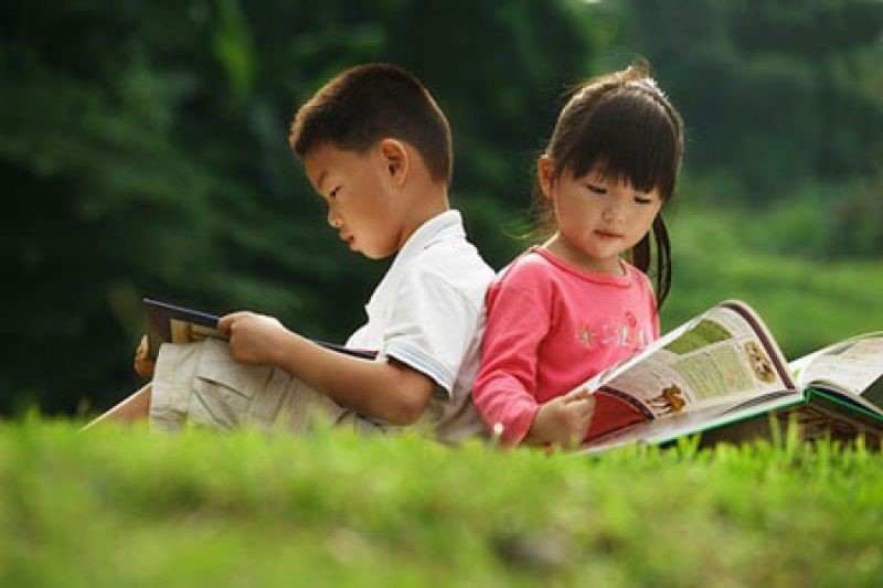 培養幼兒園學生的讀書興趣。(示意圖源:互聯網)