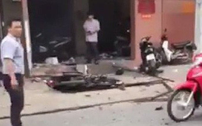爆炸現場一瞥。(圖源:法律報視頻截圖)