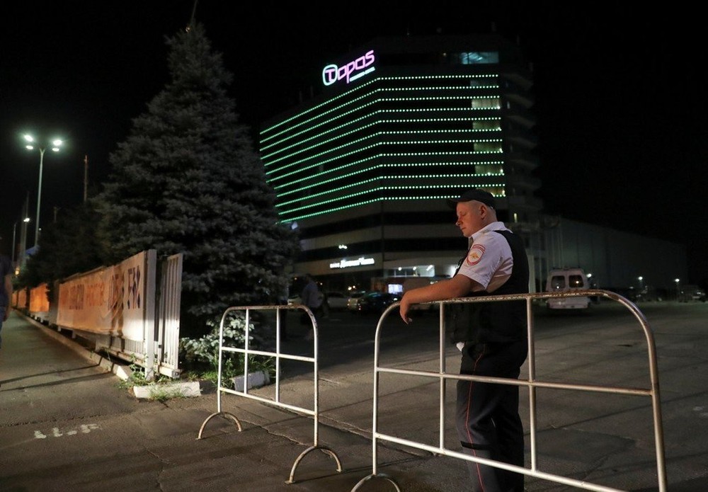 俄國警方26日晚接獲世界盃足球賽主辦城市頓河畔羅斯托夫(Rostov-on-Don)的多起炸彈威脅,經過檢查後未發現爆裂物。(圖源:路透社)