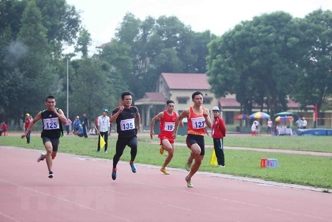東盟大學生體育大會比賽一瞥。