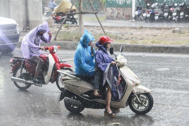北部各省昨(8)日繼續降雨、中雨，個別地區出現大雨及分散性雷暴雨。（示意圖源：互聯網）