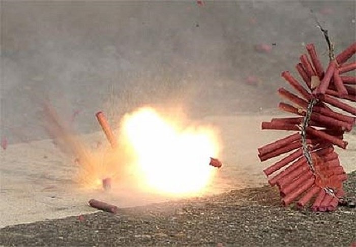 銷毀贓物引發爆炸 ４人受傷。（示意圖源：互聯網）