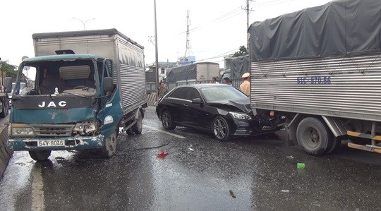 該起交通事故現場。（圖源：X.Giang）