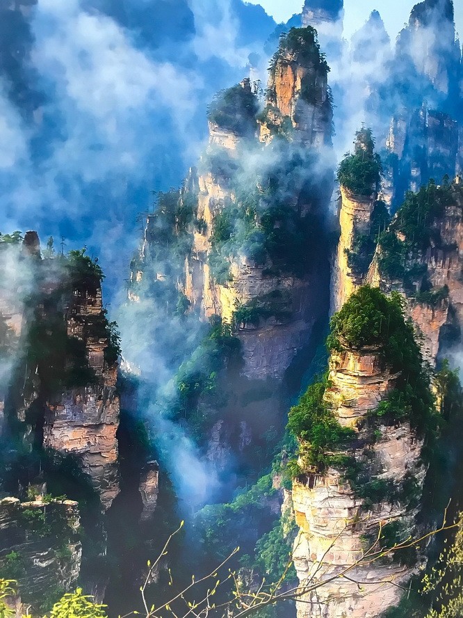 張家界迷魂台景觀。