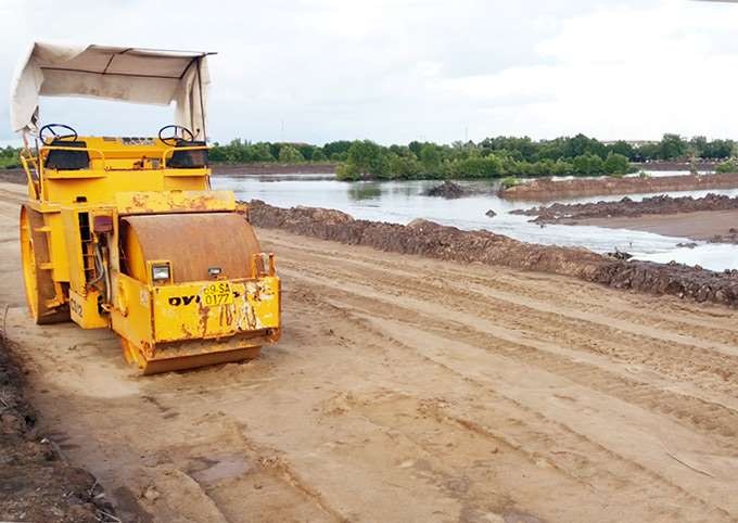 金甌“土地銀行”項目處於場地平整階段中。（圖源：CTV）