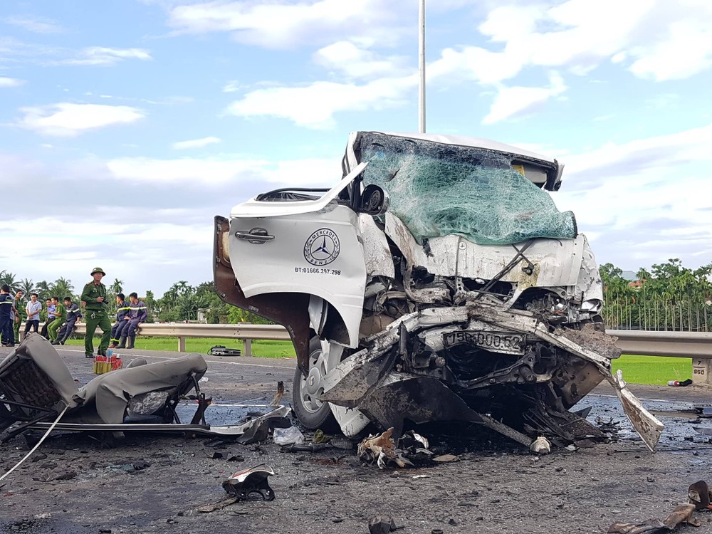 嚴重交通事故現場。（圖源：VTC）