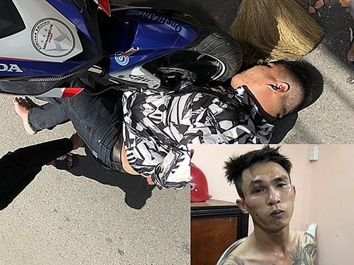 被抓獲的兩名劫匪。（圖源：VNE）