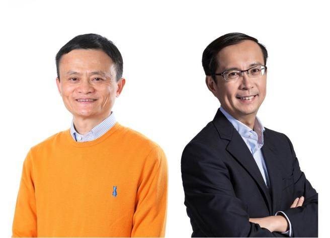 阿里巴巴集團宣佈，2019年9月10日，現任集團首席執行官的張勇（右）將會接替馬雲擔任董事局主席。(圖源：阿里巴巴官網)