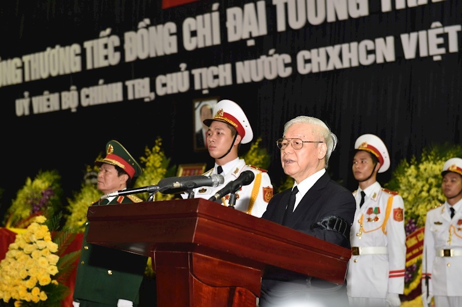 國家主席陳大光安葬儀式昨日舉行 ảnh 2 國家主席陳大光安葬儀式昨日舉行 ảnh 2