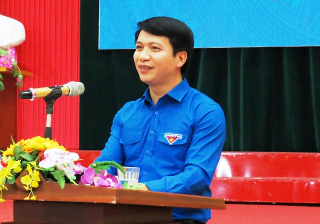 共青團中央書記阮玉良。（圖源：武蓉）