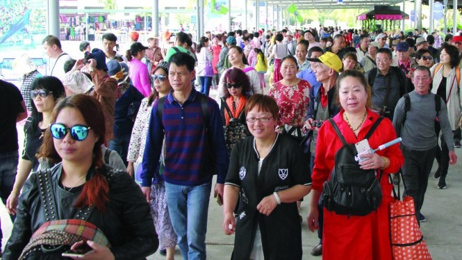 2017年，來越的中國遊客達400萬人次，佔全國的國際遊客總量1300萬人次約三成。（示意圖源：互聯網）