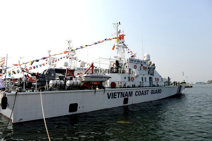 參加2018年最佳船舶競賽和船舶培訓體育運動會的海警船隊。（圖源：叢林）