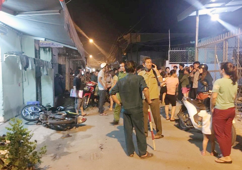 阮文福教師被殺害現場。（圖源：杜長）