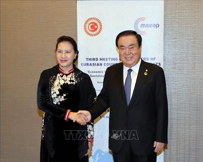 越南出席亞歐國家議長 會議開幕儀式 ảnh 2