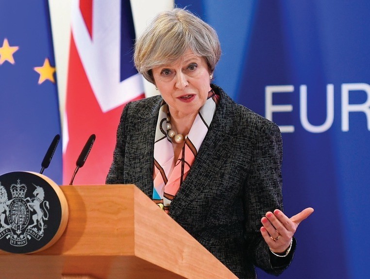 英國首相特蕾莎‧梅。（圖源：互聯網）