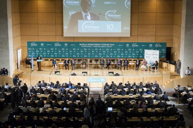 2018世界投資論壇現場一瞥。（圖源：新華網）
