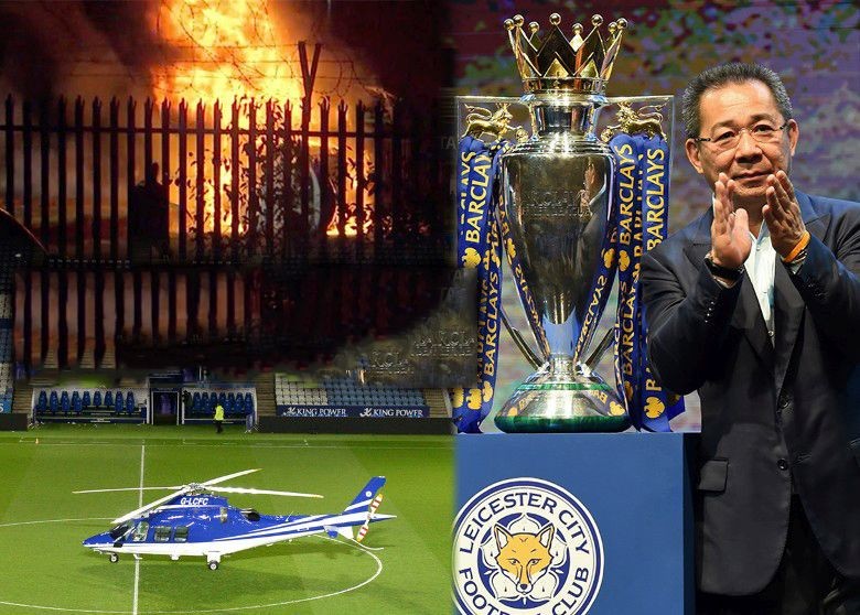 維猜（右圖）的直升機在球場外墜毀，他現時生死未卜。（圖源：互聯網）