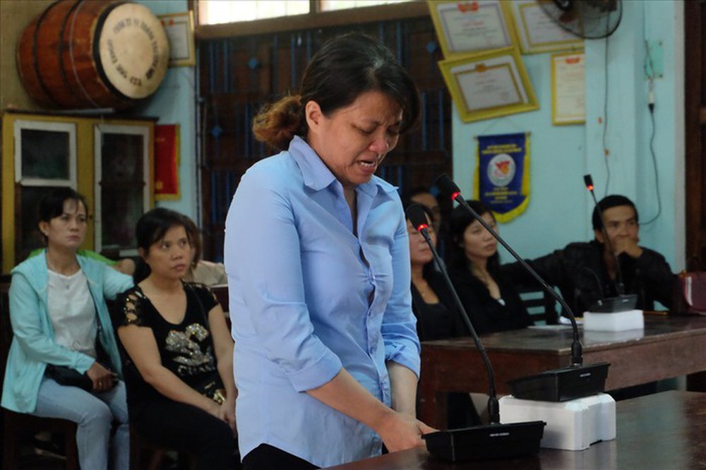 丁氏紅被告出庭時表示十分懊悔。