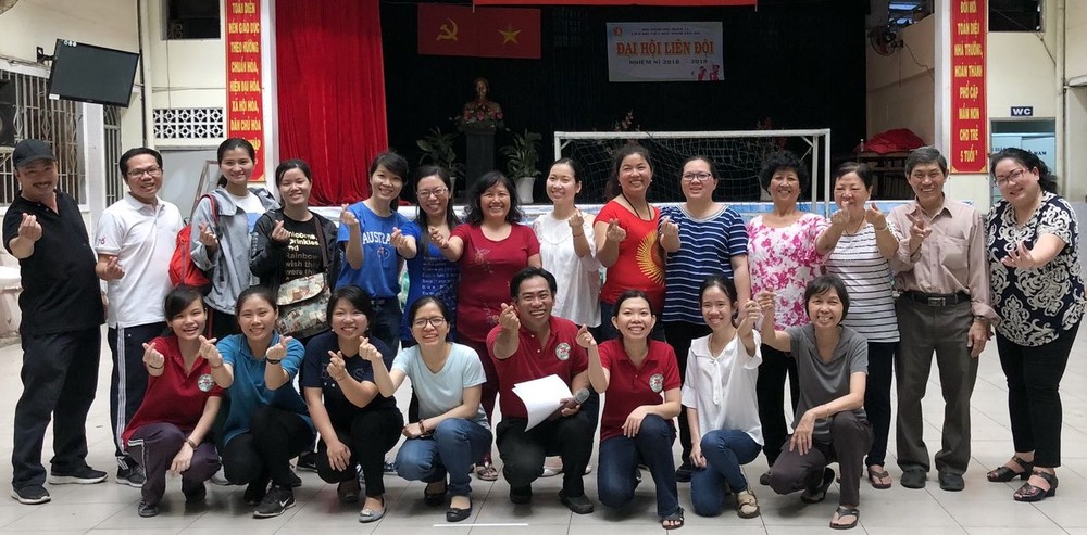 各位參賽老師合影留念。