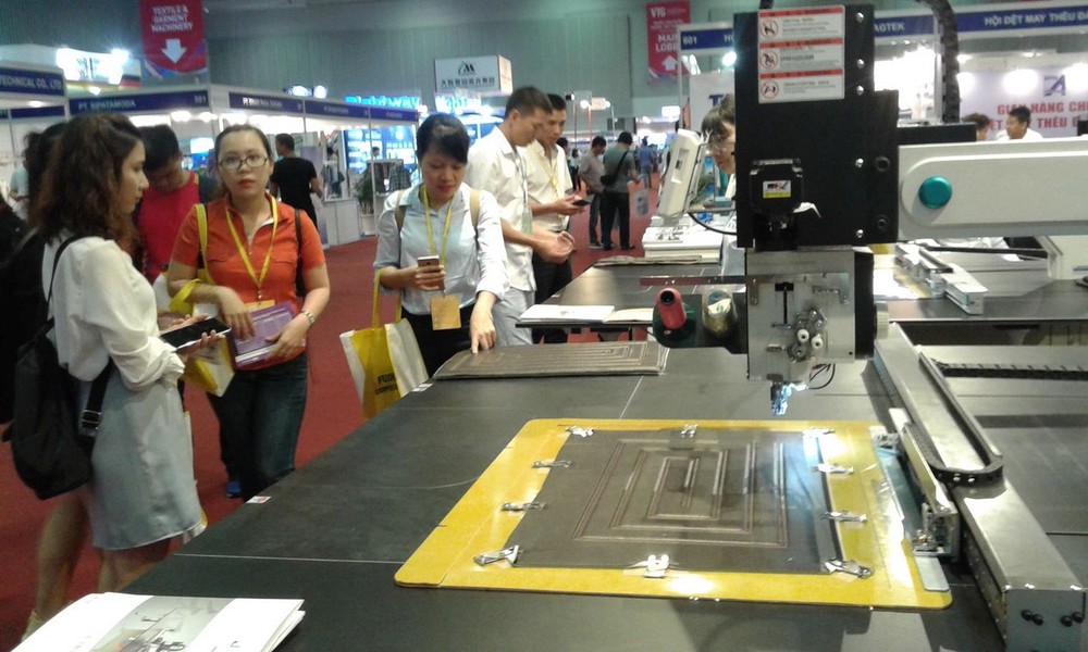 越南國際紡織及製衣機械展一瞥。