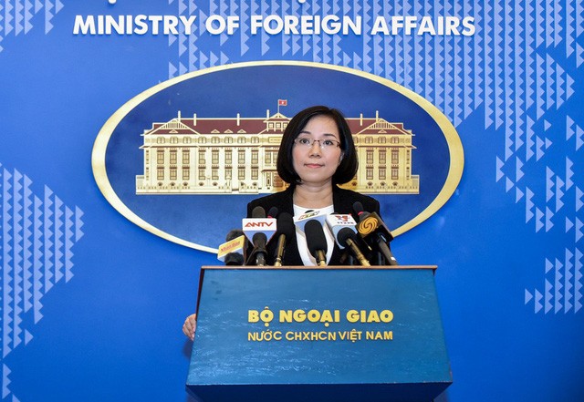 外交部副發言人阮芳茶。（圖源：外交部）