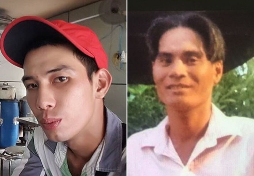 被扣押並起訴的2名嫌犯石剛（左）和裴文清。（圖源：寡沙）