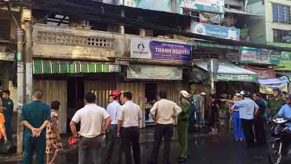 火勢熄滅後的現場。（圖源：志石）