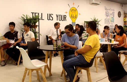 圖為平陽省 English Coffee House 英語咖啡館一瞥。